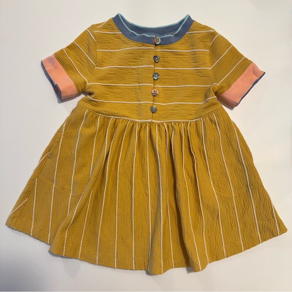 Matilda Jane Mustard Striped Dress - Size 2T